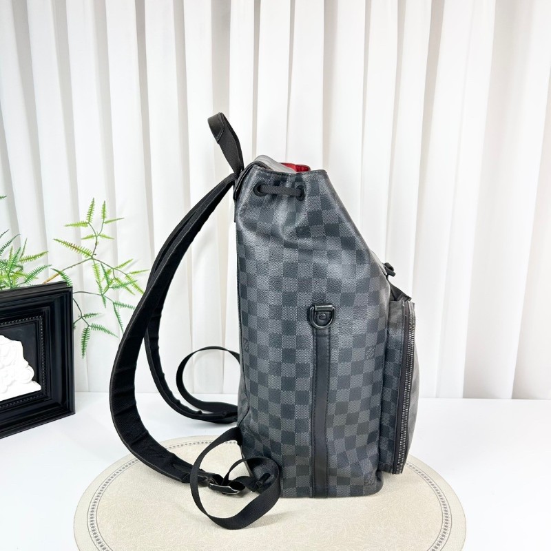 LV/路易威登  utility 經典棋盤格抽繩繫帶設計 內裡容量足 乾淨整潔 出遊出行必備 超實用-2