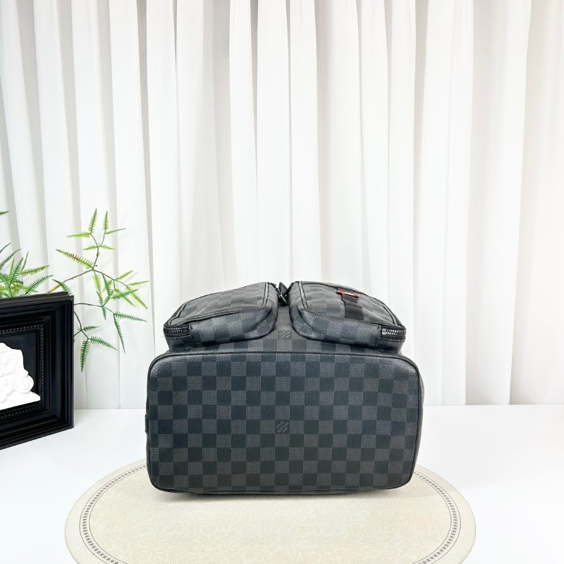 LV/路易威登  utility 經典棋盤格抽繩繫帶設計 內裡容量足 乾淨整潔 出遊出行必備 超實用-4