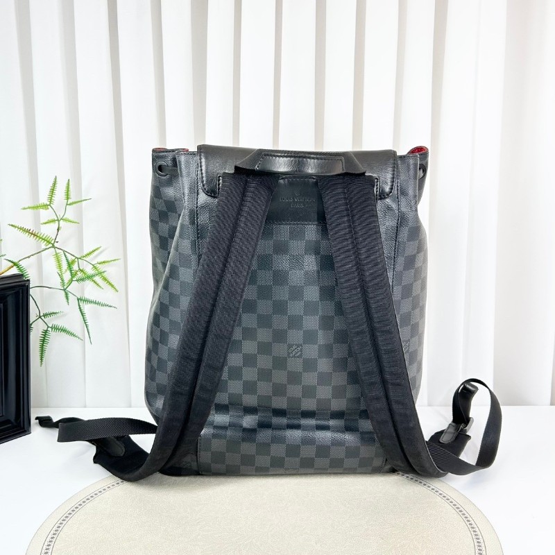 LV/路易威登  utility 經典棋盤格抽繩繫帶設計 內裡容量足 乾淨整潔 出遊出行必備 超實用-6