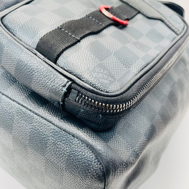LV/路易威登  utility 經典棋盤格抽繩繫帶設計 內裡容量足 乾淨整潔 出遊出行必備 超實用-14