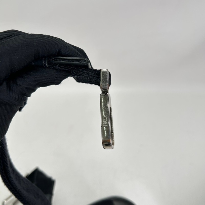 迪奧/Dior Safari  黑色全皮拉鍊相機包單肩斜挎包 五金銀色logo 可手拿也可單肩斜挎 實用百搭-16