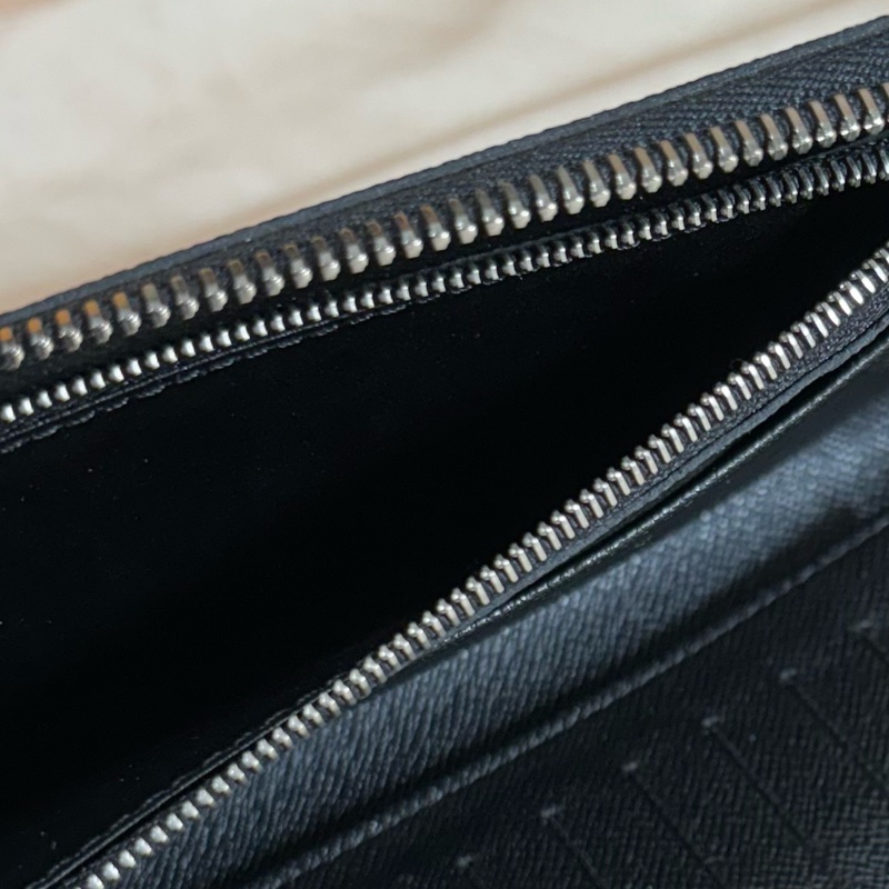 🔥近新美品 LV 路易威登 Louis Vuitton 黑棋盤格拉鏈 14卡長夾-5