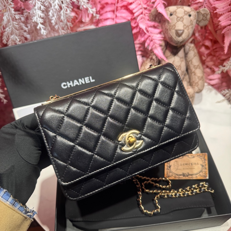Chanel trendy cc woc斜背包/王吉娜古董精品-3