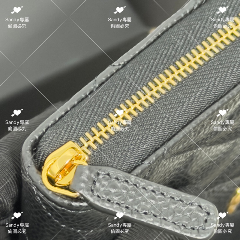全新存放 香奈兒 CF 黑金荔枝 長夾 全新全配-49