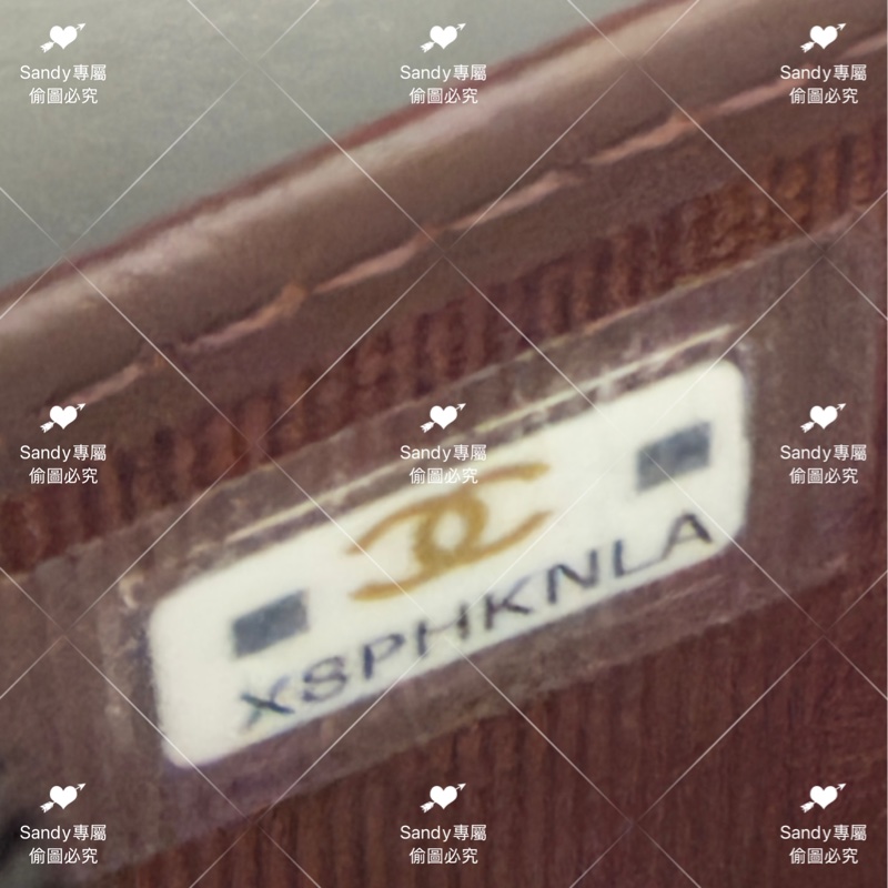 全新存放 香奈兒 CF 黑金荔枝 長夾 全新全配-62