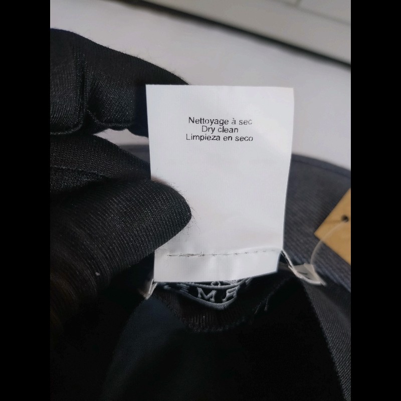 Hermes 藍灰布質圓帽 紳士帽 Mogador-8