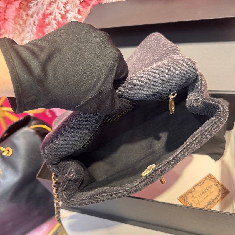 Chanel 塗鴉牛仔CF包/王吉娜古董精品-7