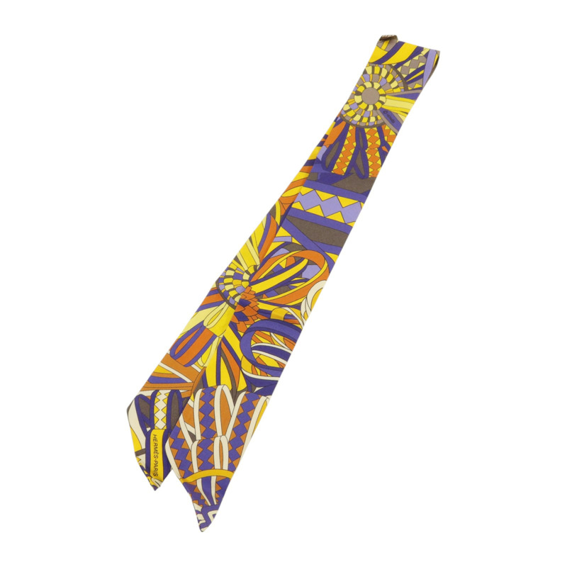 HERMES 絲質Twilly絲巾-1