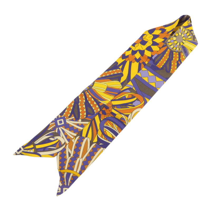 HERMES 絲質Twilly絲巾-3