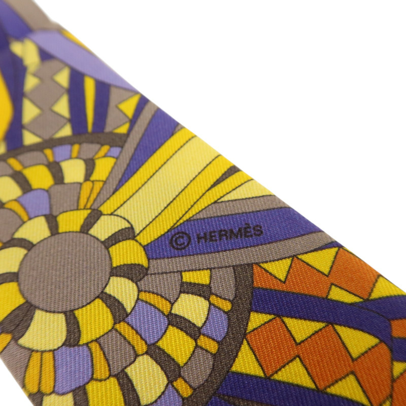 HERMES 絲質Twilly絲巾-5
