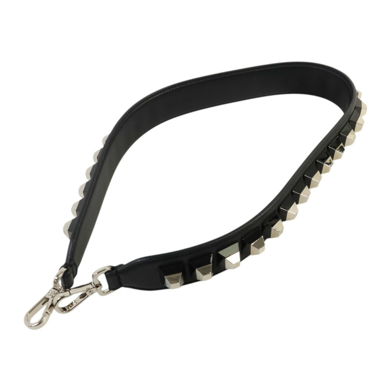 FENDI 牛皮皮革/PVC Shoulder Strap銀扣肩帶-3