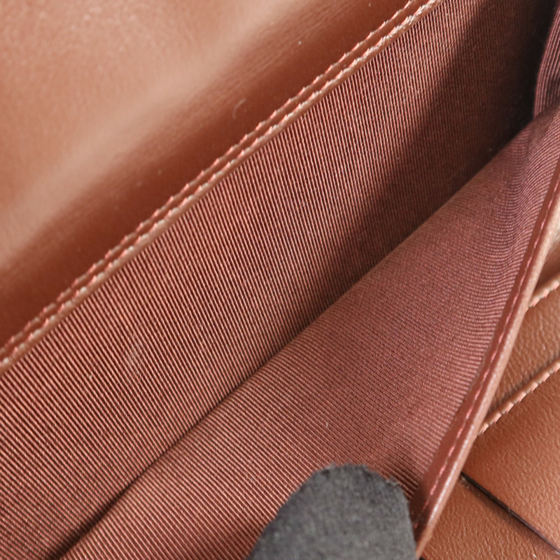 CHANEL 羊皮皮革Long Wallet銀扣長錢包-15