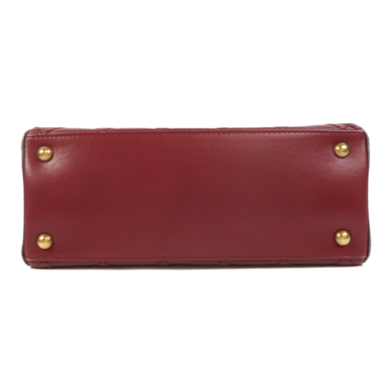 CHANEL 牛皮皮革Chain Shoulder金扣鏈帶肩背袋-3