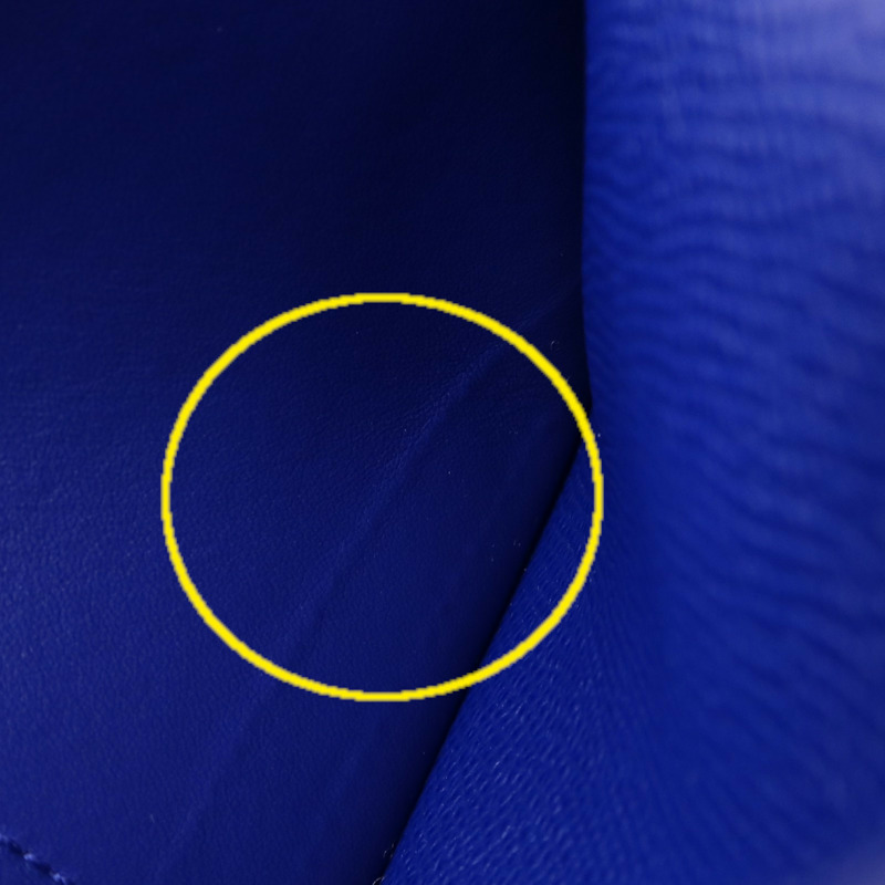 HERMES Epsom皮革Kelly Wallet銀扣長錢包Bleu Electrique-17