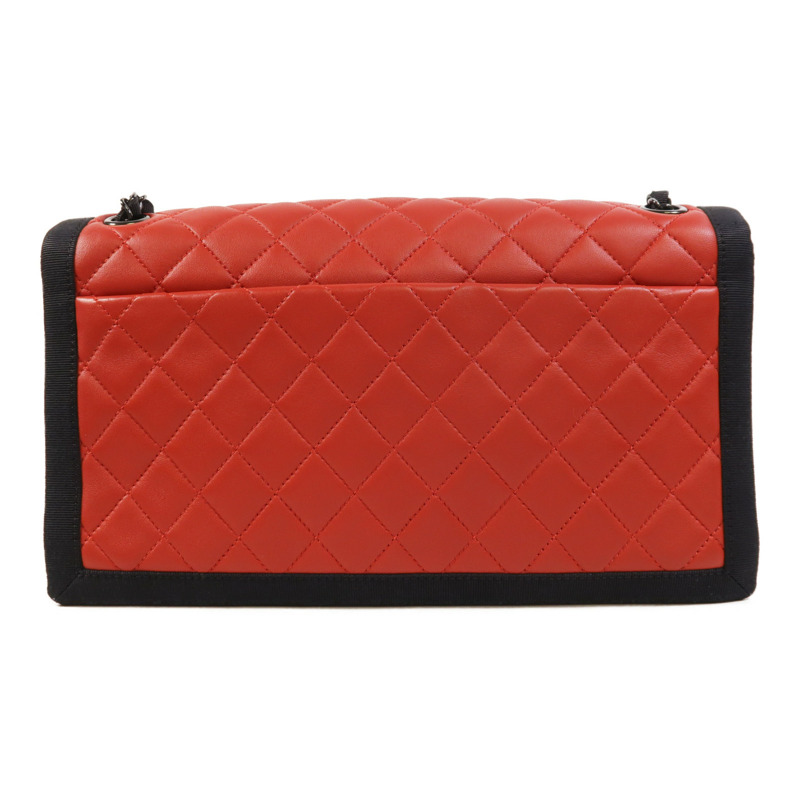 CHANEL 羊皮皮革Chain Shoulder鏈帶肩背袋-1