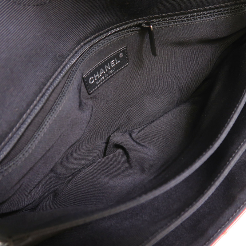 CHANEL 羊皮皮革Chain Shoulder鏈帶肩背袋-5