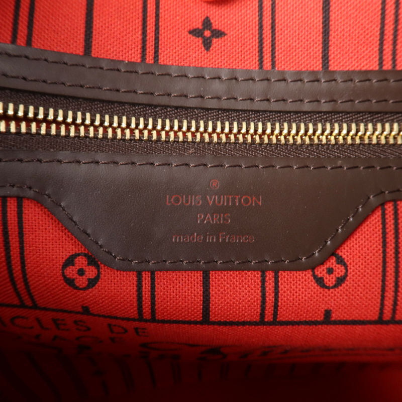 LOUIS VUITTON Damier Neverfull GM金扣肩背袋-5