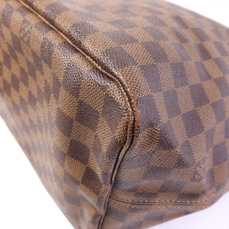 LOUIS VUITTON Damier Neverfull GM金扣肩背袋-11