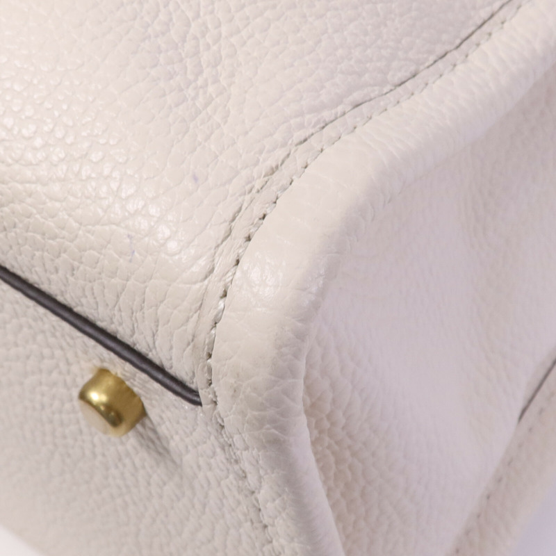 COACH 牛皮皮革2 Way Shoulder Bag金扣手挽肩背兩用袋-10