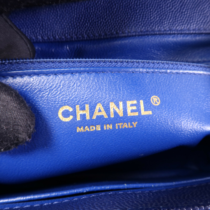 CHANEL 牛皮皮革Business Affinity金扣鏈帶肩背袋-5