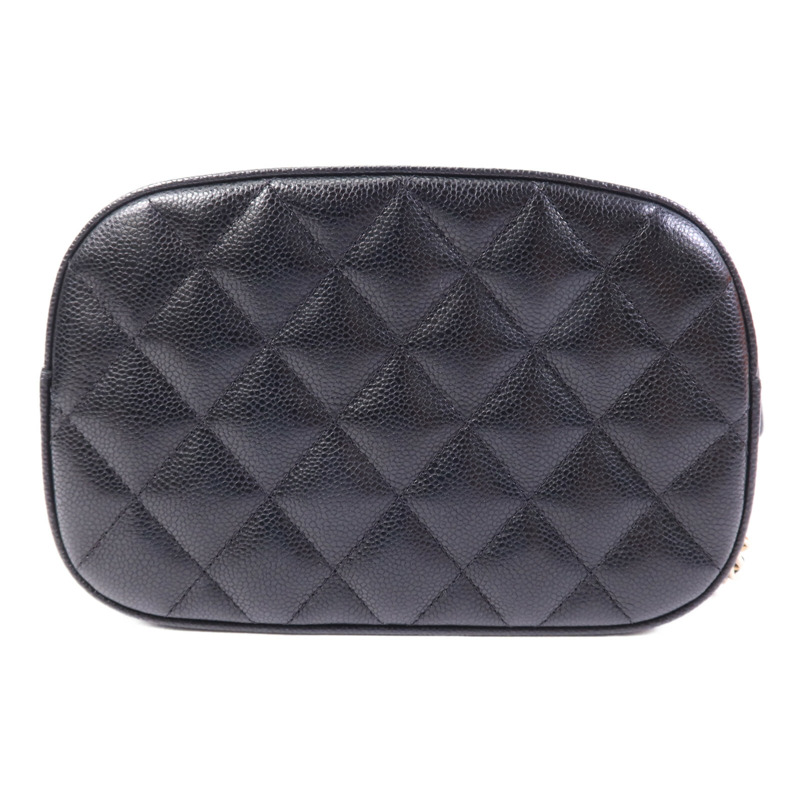 CHANEL 牛皮皮革Camera Bag金扣鏈帶肩背袋-1