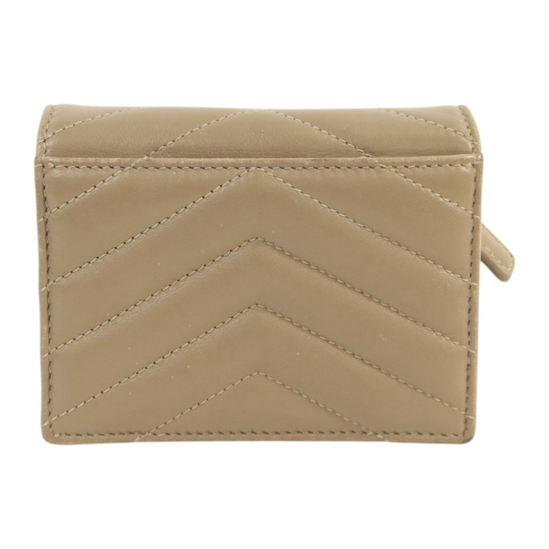 SAINT LAURENT 羊皮皮革Wallet金扣錢包-1