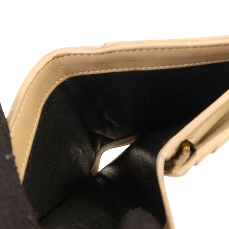 SAINT LAURENT 羊皮皮革Wallet金扣錢包-5