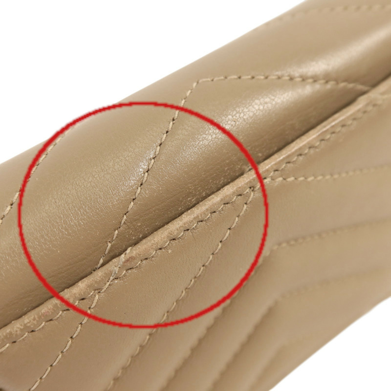 SAINT LAURENT 羊皮皮革Wallet金扣錢包-17