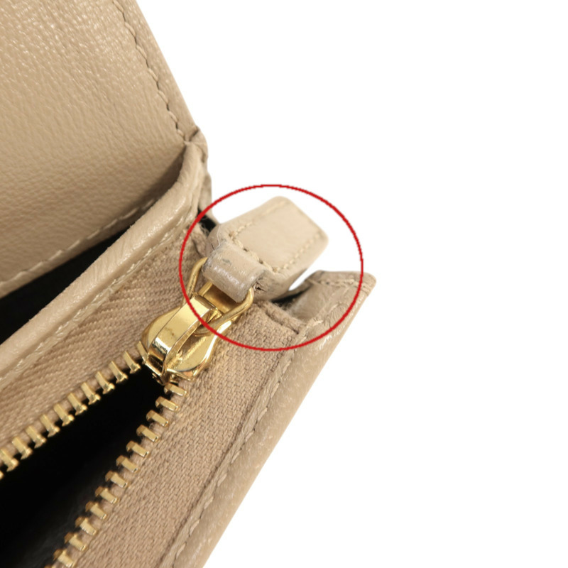 SAINT LAURENT 羊皮皮革Wallet金扣錢包-18