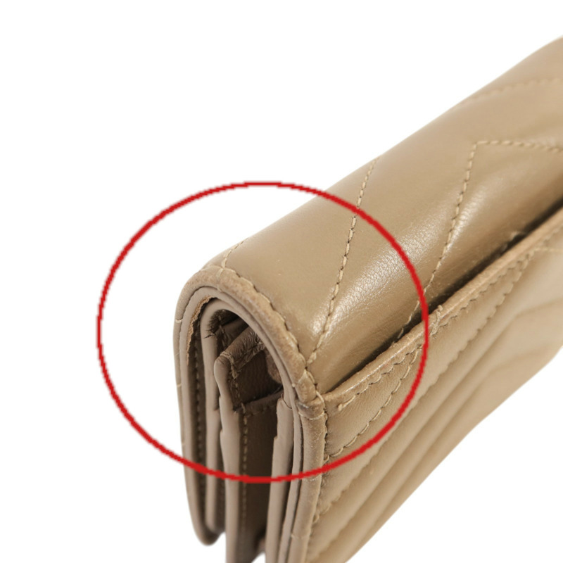 SAINT LAURENT 羊皮皮革Wallet金扣錢包-19