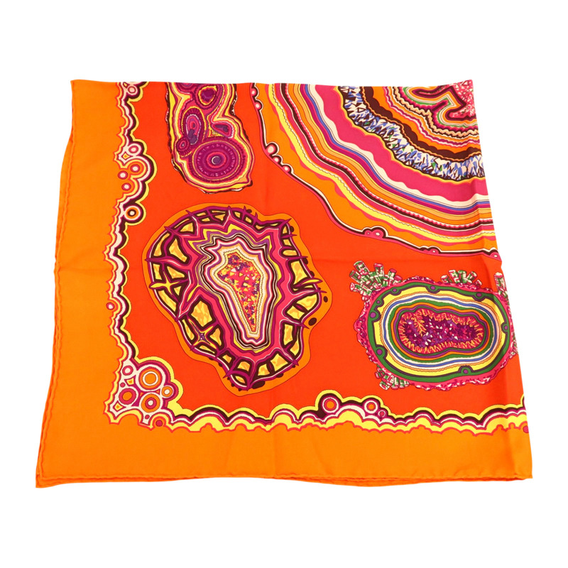 HERMES 絲質Scarf 90X90絲巾-1