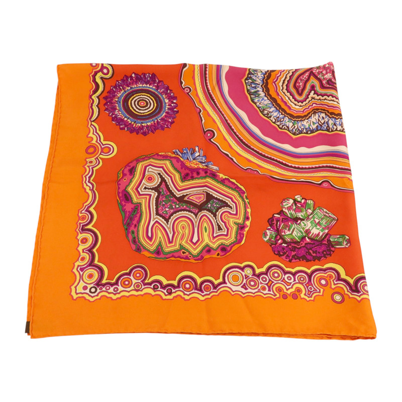 HERMES 絲質Scarf 90X90絲巾-4
