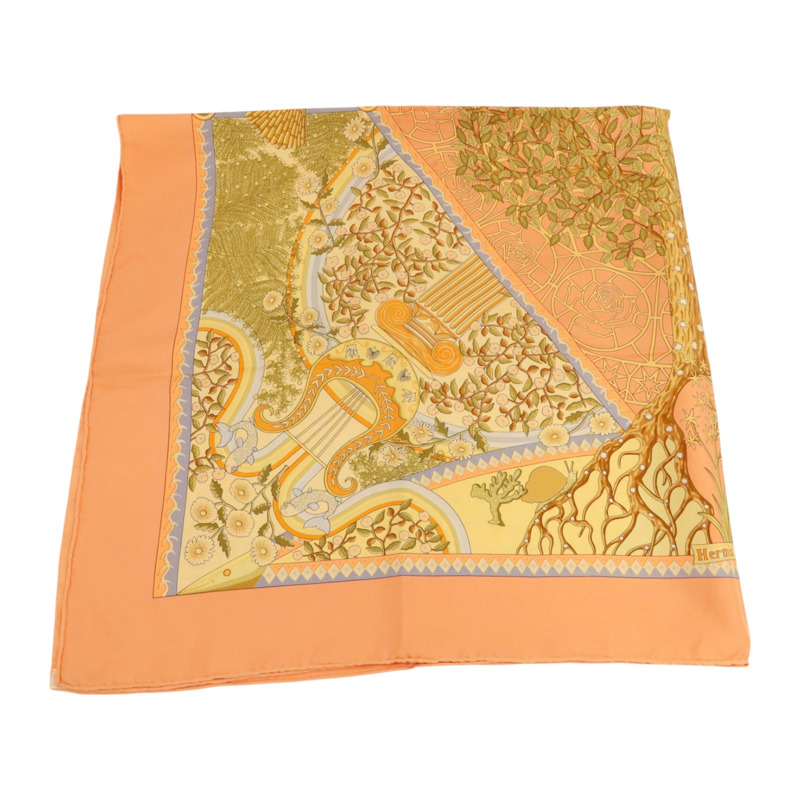 HERMES 絲質Scarf 90X90絲巾-1