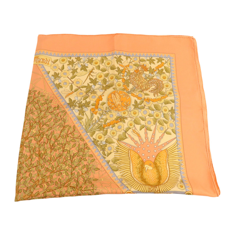 HERMES 絲質Scarf 90X90絲巾-4