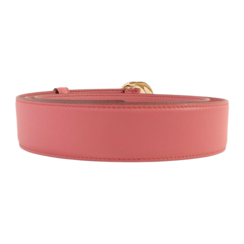 GUCCI 牛皮皮革Belt 110cm金扣皮帶-1