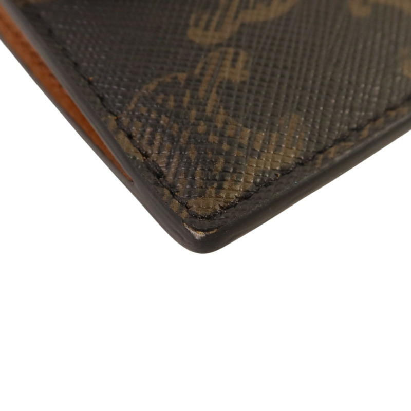 CELINE Triomphe帆布Flap Long Card Holder金扣卡片套-10