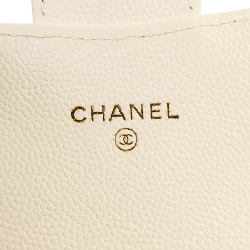 CHANEL 牛皮皮革Mini Bag With Chain金扣鏈帶肩背袋-5