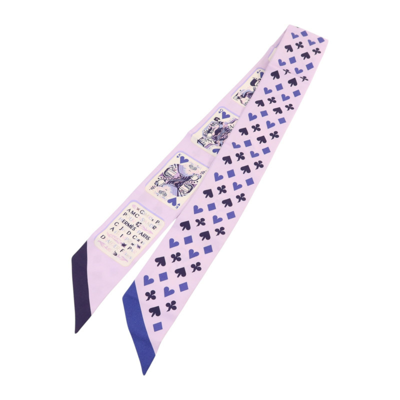 HERMES 絲質Twilly絲巾-1