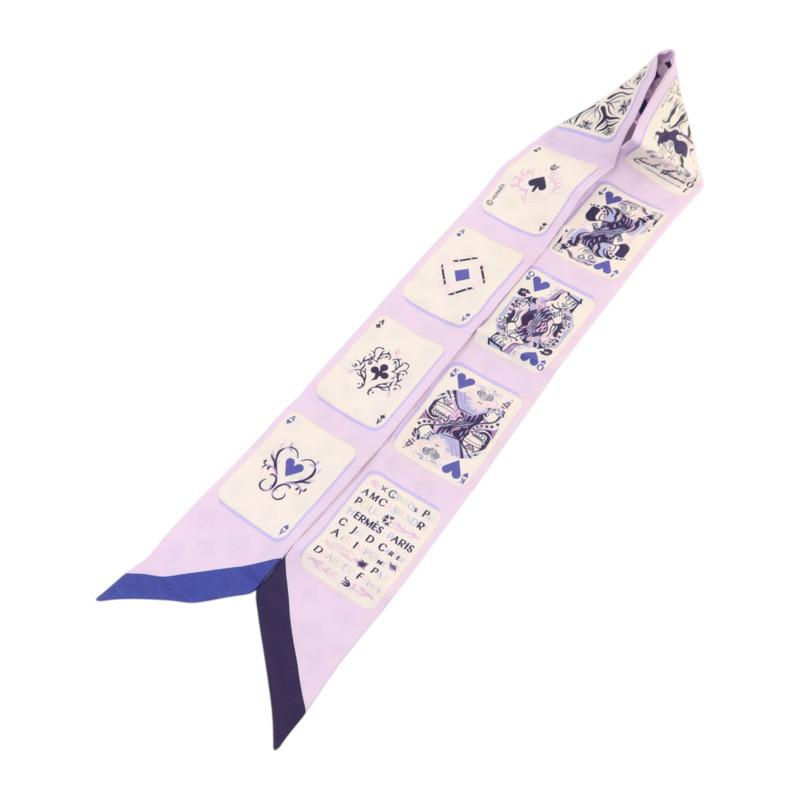 HERMES 絲質Twilly絲巾-2