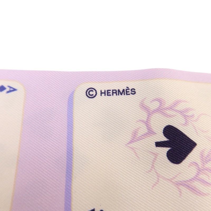 HERMES 絲質Twilly絲巾-5