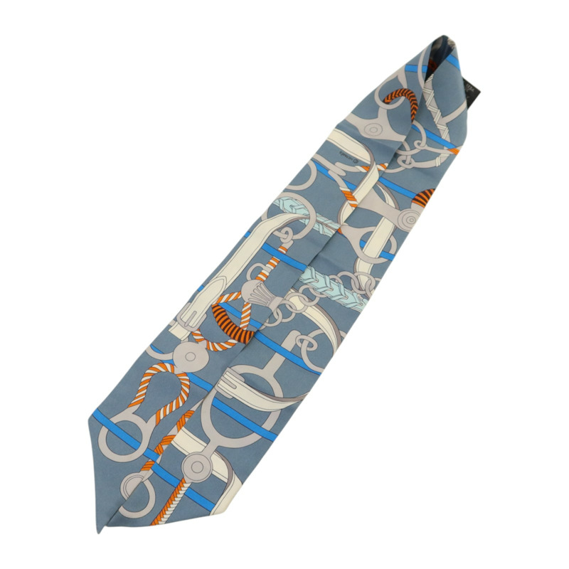 HERMES 絲質Twilly絲巾-3