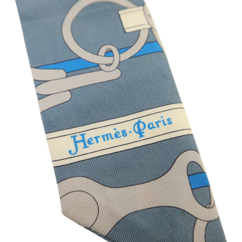 HERMES 絲質Twilly絲巾-4