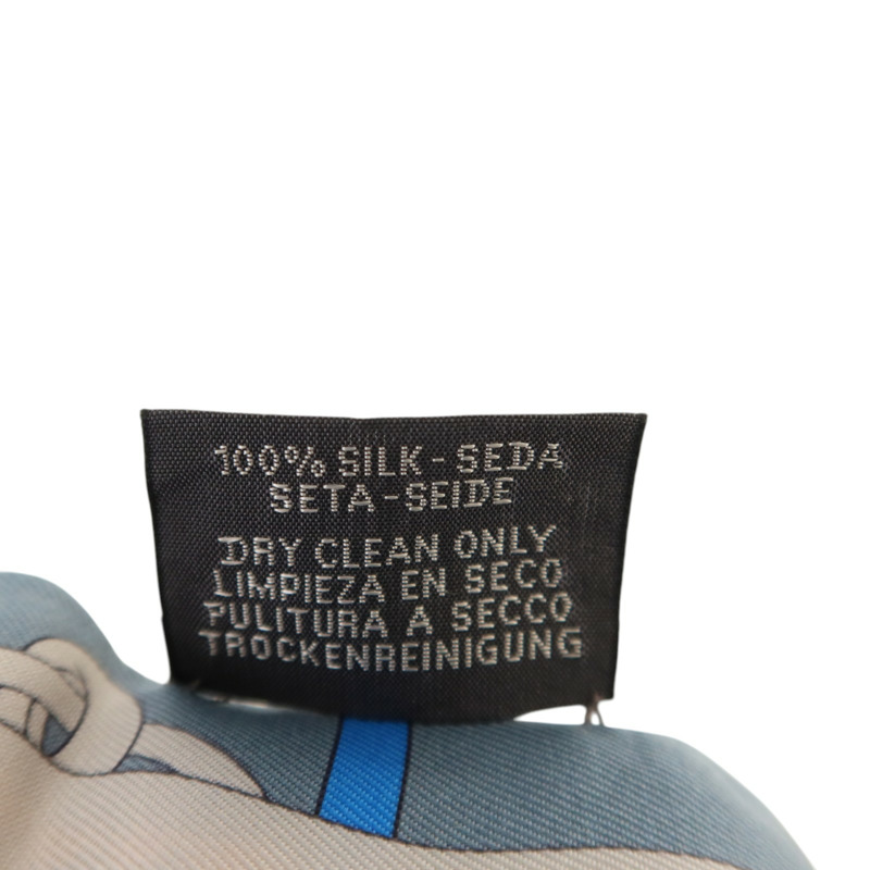 HERMES 絲質Twilly絲巾-7