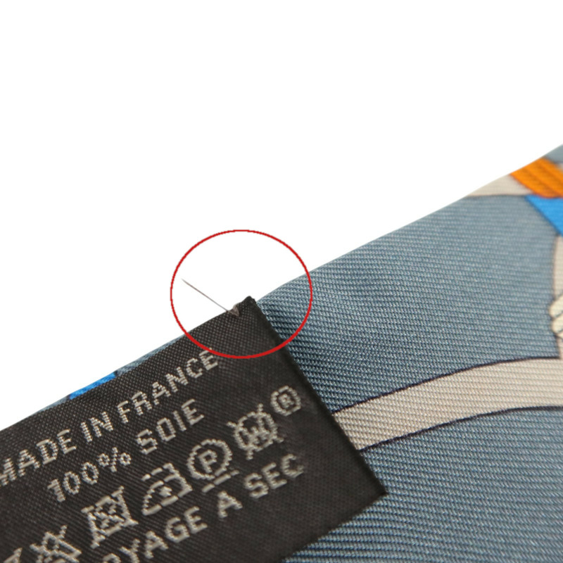 HERMES 絲質Twilly絲巾-10