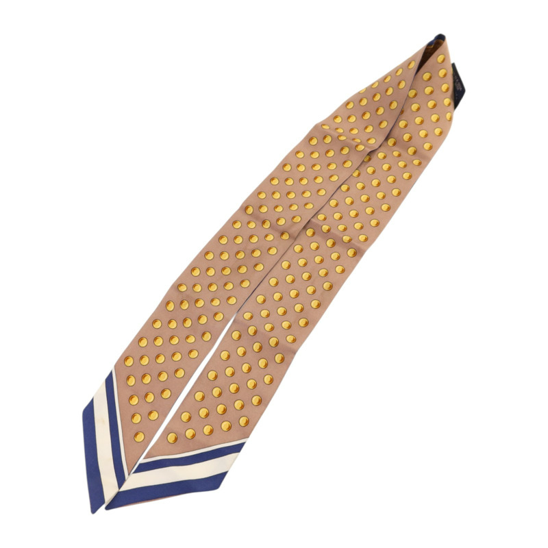 HERMES 絲質Twilly絲巾-3