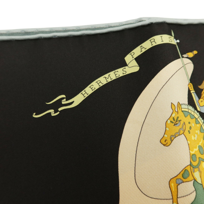 HERMES 絲質Scarf 90x90絲巾-5