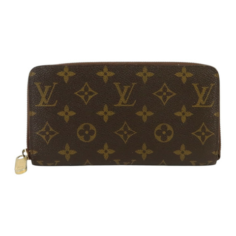 LOUIS VUITTON Monogram Zippy Wallet金扣長錢包