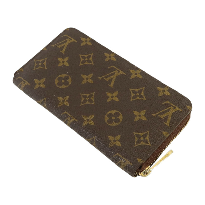 LOUIS VUITTON Monogram Zippy Wallet金扣長錢包-4