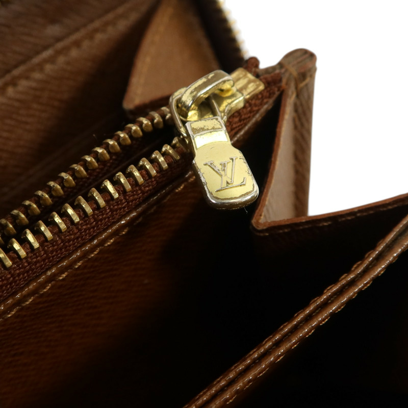 LOUIS VUITTON Monogram Zippy Wallet金扣長錢包-9
