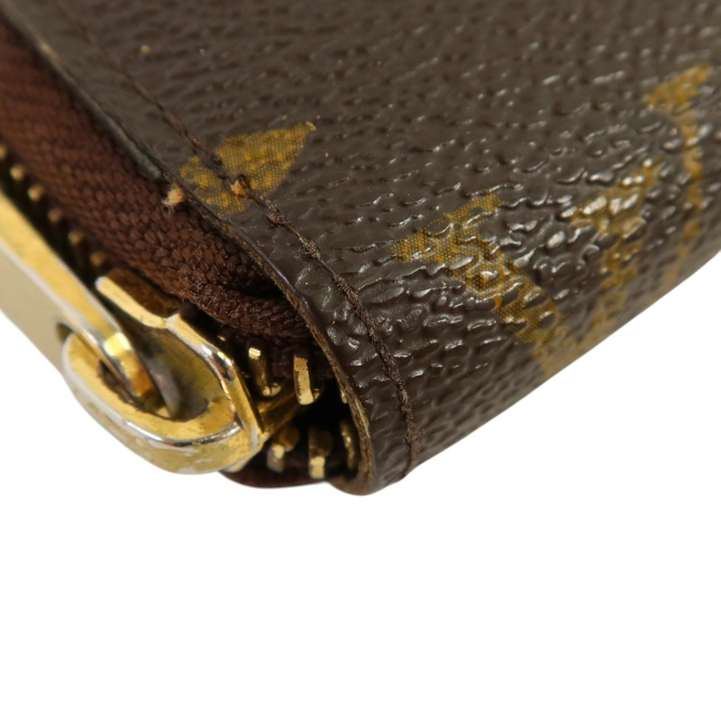 LOUIS VUITTON Monogram Zippy Wallet金扣長錢包-10
